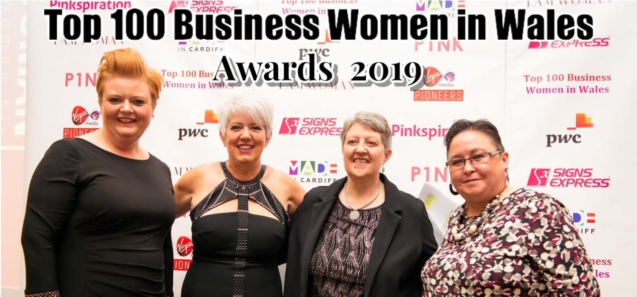 ‘TOP 100 BUSINESS WOMEN IN WALES AWARDS 2019’ Linda Wongham & Nicola Wongham of ASSISTED MOBILITY SERVICES LTD